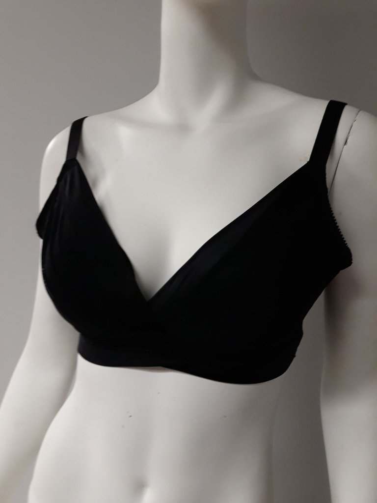 Bradelis Me Hug Me Bralette Black Size L New With Tags!